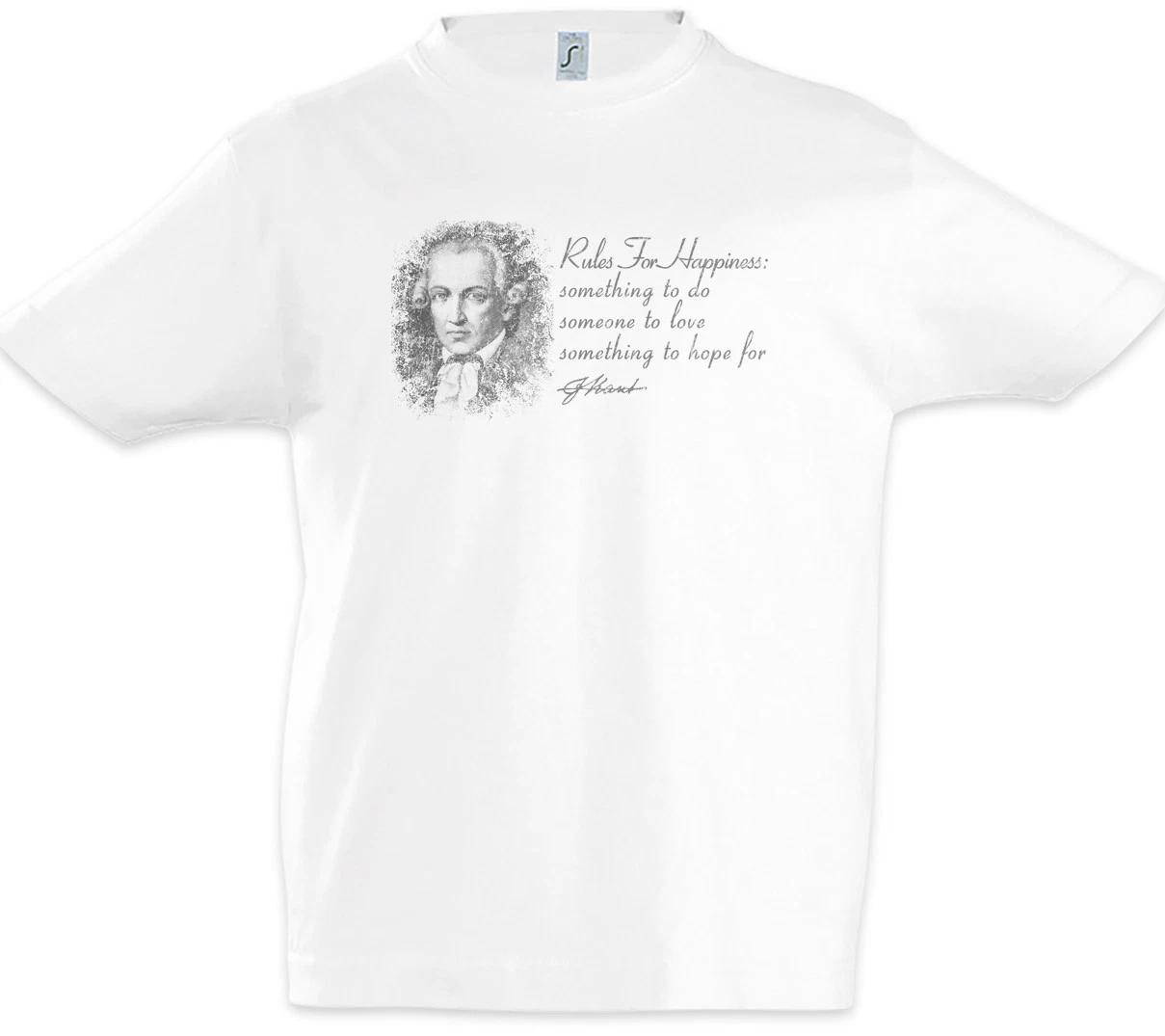 

Kant Rules For Happiness Kids Boys T-Shirt Philosopher Quote Immanuel Love 130