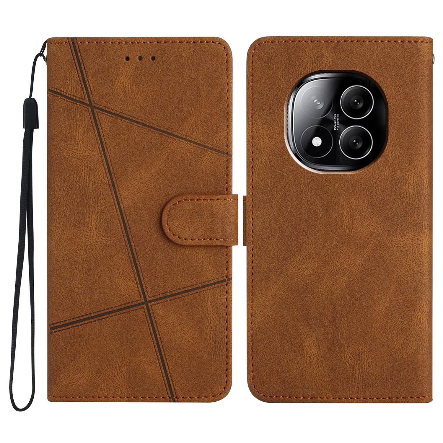 

Для Xiaomi Redmi Note 14 Pro+ 5G чехол Crazy Horse Texture PU кожаный кошелек подставка чехол для телефона E