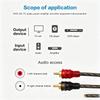 Professional Stereo Amplifier Sound Cable 2 Male To 2 Male Amplifier Cable Sound Cord for Car Speaker Accessories