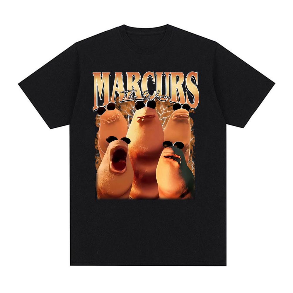 

Funny Marcus The Worm Meme T-shirtFashion Cartoon Vintage T-shirts Women Casual T Shirt Streetwear Graphic T Shirts Summer Y2K 4XL