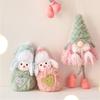 Soft Plush Christmas Ornament Bright Color Indoor Decorations For Fireplaces Window And Festival Tree Styling