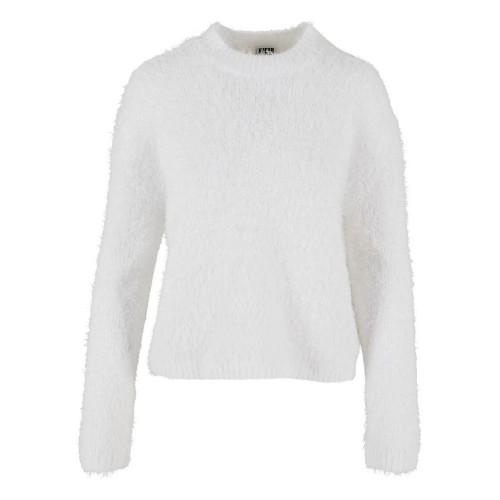 Urban Classics Womens/Ladies Faux Feather Sweater Top