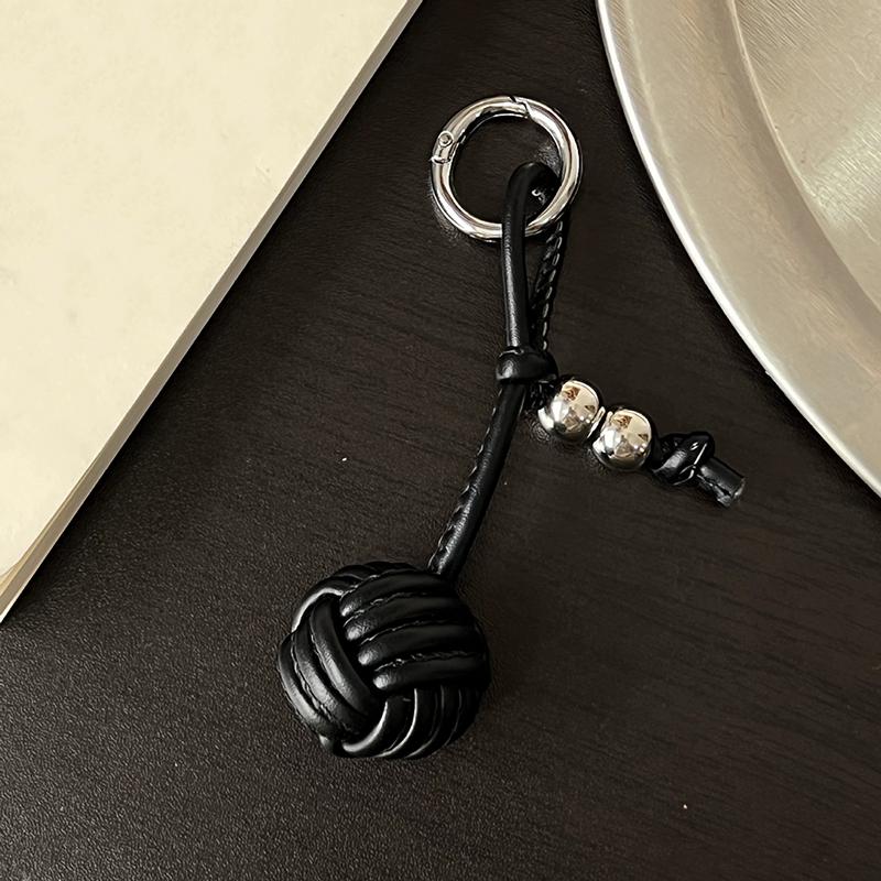 Yogodlns Woven Ball Mini Backpack Hanging Handbag Pendant Bag Pendant Bags Accessories