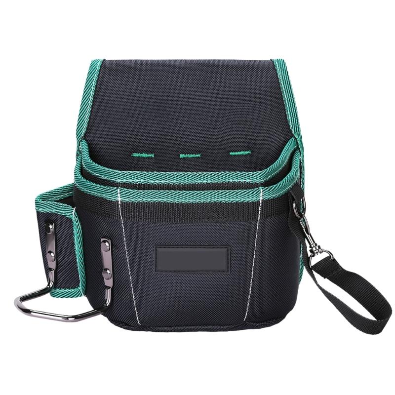 Tear Resistant Tool Belt Pouch for Carpenters and Electricians with Comfortable Fit and Enhances Portability