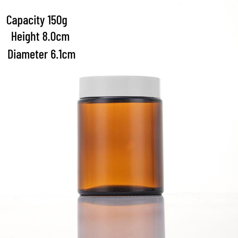 

Brown Wide-Mouth Glass Bottle: Cream, Ointment, Soil Sampling, Sample, Straight-Mouth Reagent Bottle