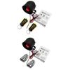 Universal 12V Car Vehicle Security System Burglar Alarm Protection Anti-theft System with 2 Remote Control Wiring Harness