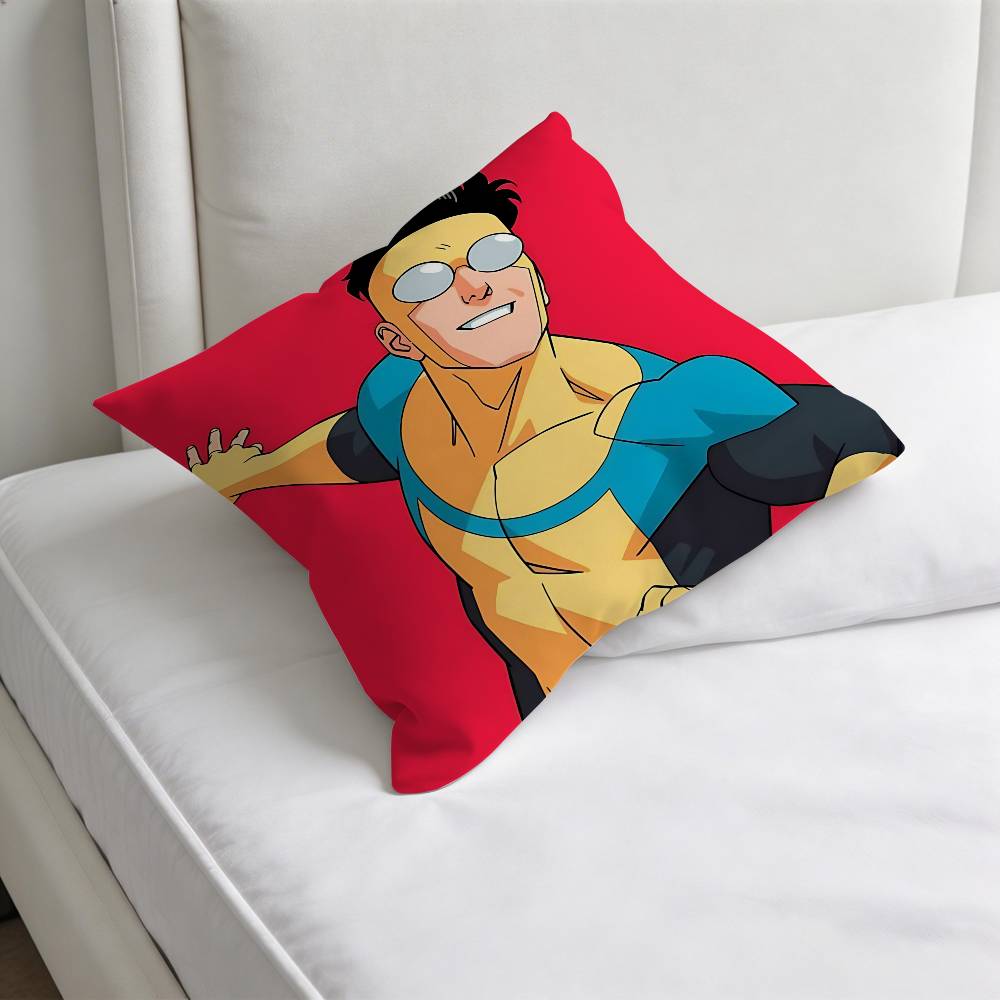 IInvincible MMark Grayson Square Pillow Case Soft Decorative Throw Pillow Cover for Home Sofa Bed