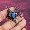 Labradorite Pendant Copper Wire Wrapped Fish Pendant Gemstone Handmade Jewelry