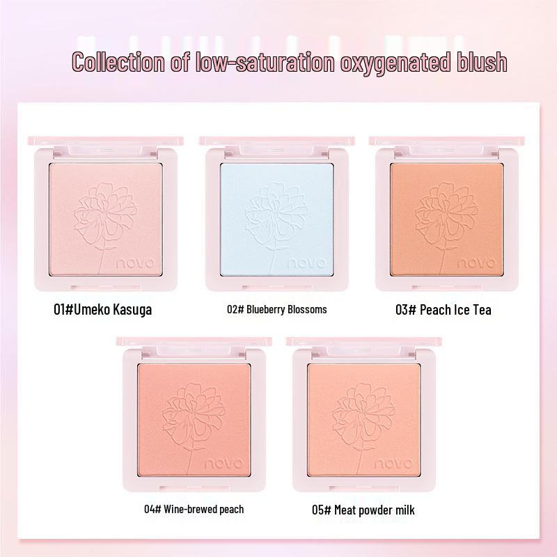 NOVO Matte Blush - Single Color Options: Low Saturation Purple, Blue, Green, Natural Nude.