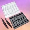 Nonstick 6 Cavity Vanilla Pods Shape Chocolate Molds Food Safe Silicone Easy Releases Vanilla Stick Dessert Cake Mould