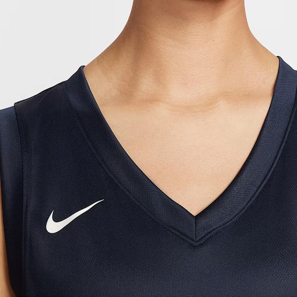 Nike Dri-Fit Elite Power Fashion Simple Stylish Solid Color Basketball Vest Women Tops Deep-Team-Blue IM9814-401