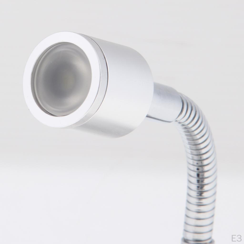 12 V 1 Watt LED Reading Lamp Adjustable Light for Marine / Boat, Mobile Home, Hotel,