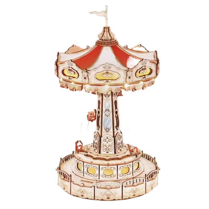 Wooden DIY Flying Chair 3D Puzzle Toy - Dream Mirror Sky 2025 with Free Shipping