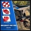 Electric Dirt Bike Foot Pegs CNC for ETM RTR/Lite Red, 7075-T7 Aluminum Alloy | Wider Anti-Skid Platform | Anodized Finish | Direct Fit | Easy
