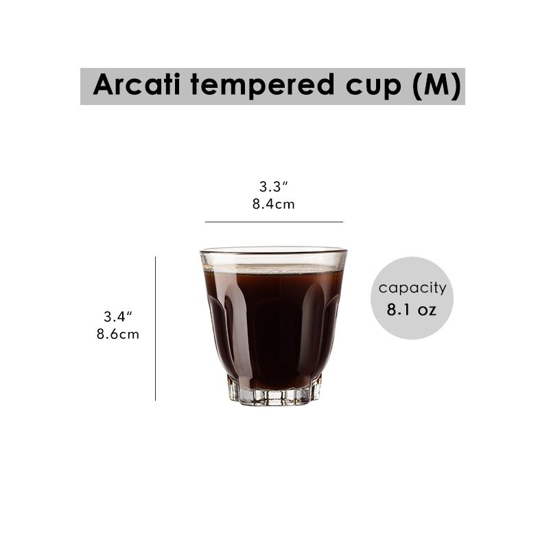 Bar Stackable Juice Glasses – Dishwasher Safe Drinking Glasses For Soda, Milk, Coke, Beer, Spirits –Durable Tempered Glass