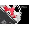 Snail Brake Disc Ultra Light MTB Mountain Bike Float Floating Pads 160mm 180mm 203 mm 6 Bolt Rotors Parts Bicycling Accessories