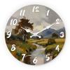 Impressionist Superior-Grade Oil First-Class Painting Superior-Grade Landscape Wall Premium-Quality Clock Superior-Grade Wooden 10-16Inch
