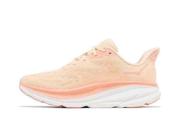 Women's Sneakers Hoka One One Clifton 9 Cantaloupe (Women's) Cantaloupe/White