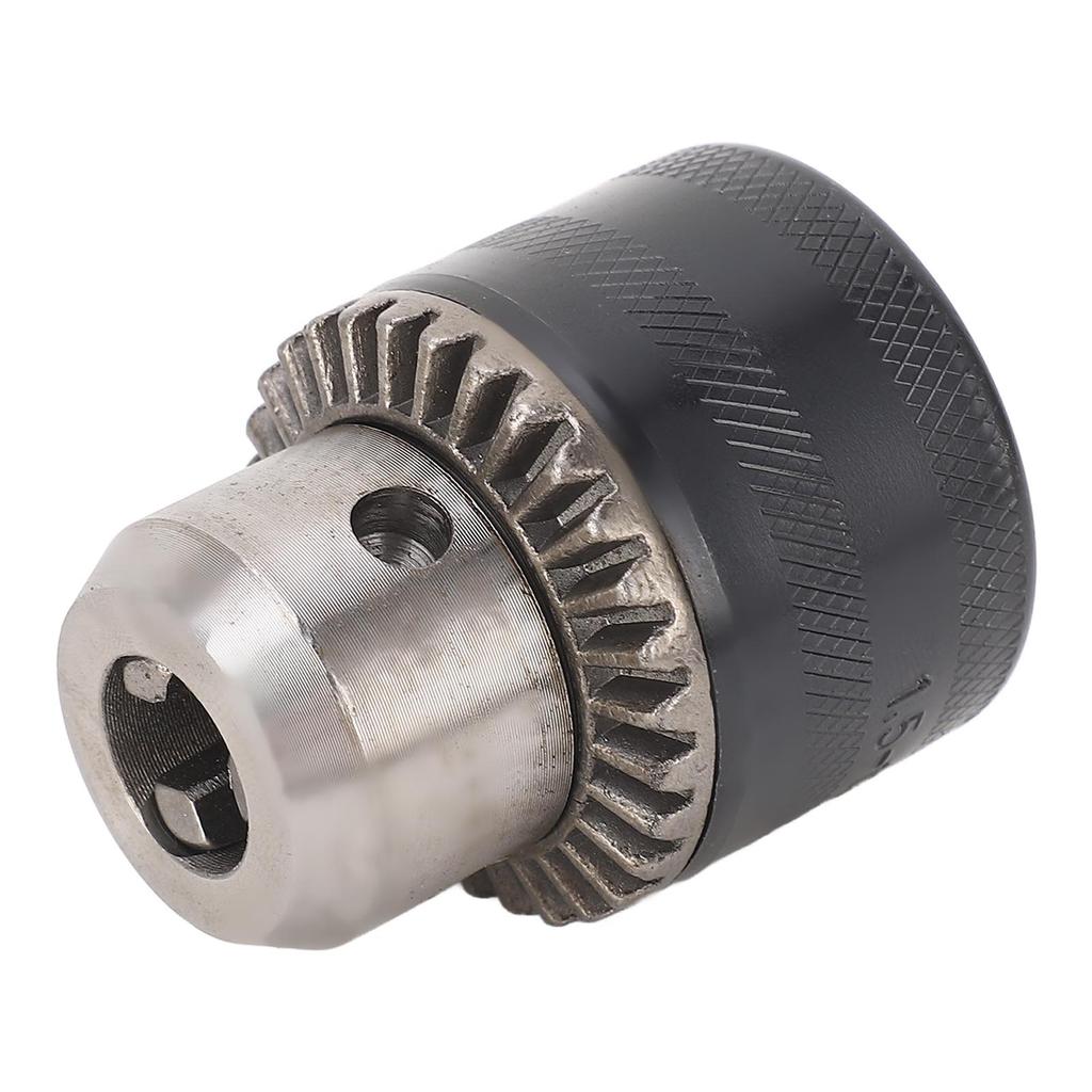 Keyed Drill Chuck C45 Steel 1.5?13mm 3 Jaw Impact Drill Bit Adapter 12?20UNF for Fixing Drilling