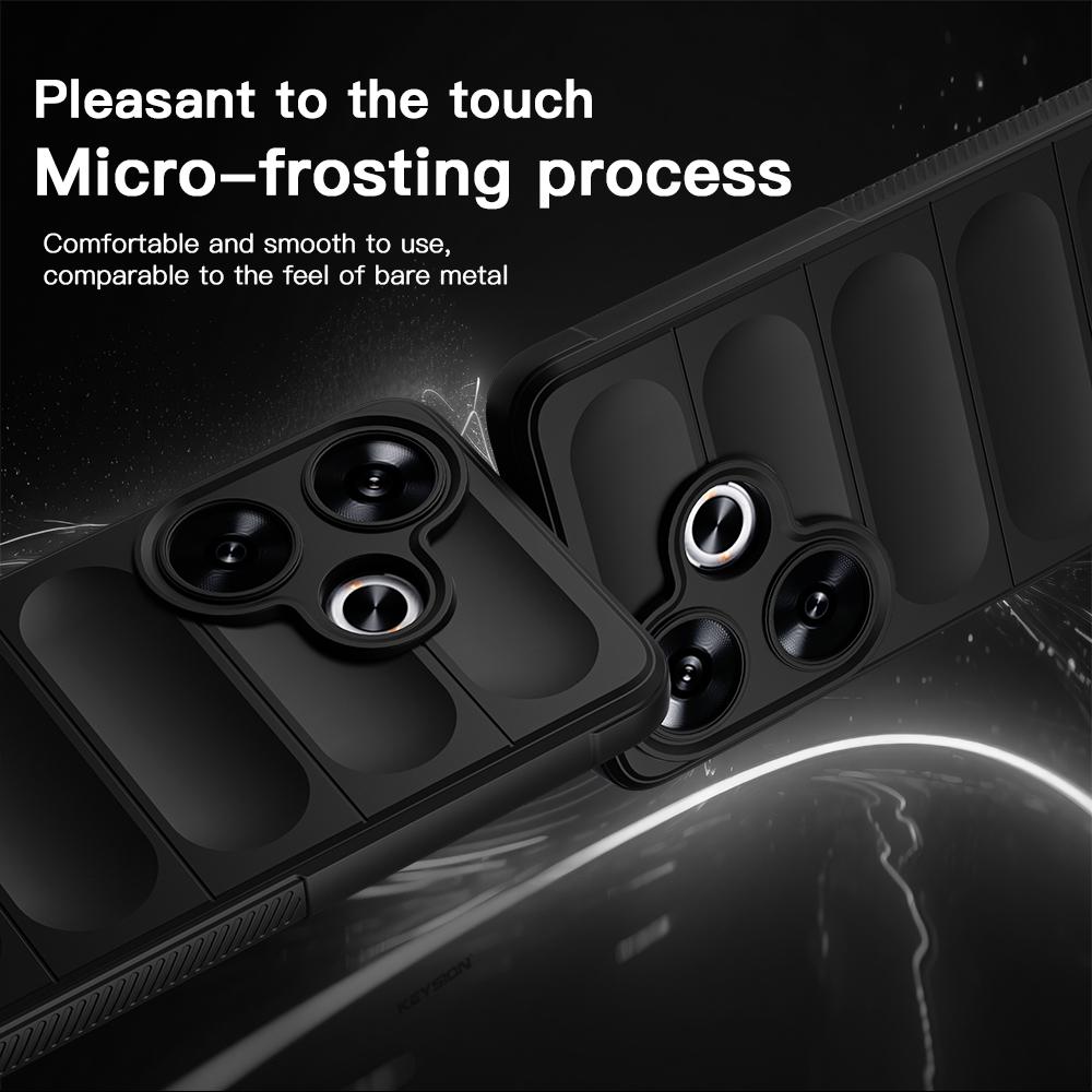 KEYSION Shockproof Case for Xiaomi POCO M6 4G Anti-skid Soft Silicone Phone Back Cover for Xiaomi Redmi 13