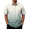 Men's Casual Short Sleeve Button Down Shirt with Chest Pocket Lightweight Breathable Summer Shirt for Everyday Wear