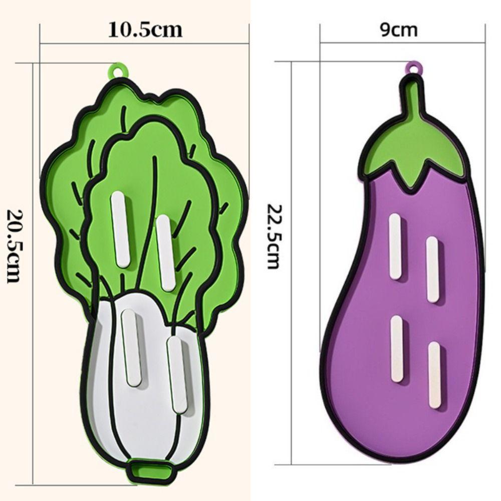 Drain Spatula Storage Mat Soft Rubber Heat Insulation Pad Durable Pot Lid Mat  Kitchen Use