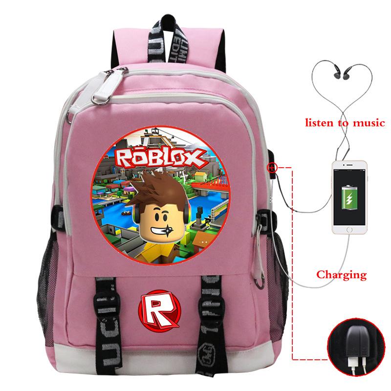Game Merchandise Printed Backpack Usb Port Multifunctional Computer Bag