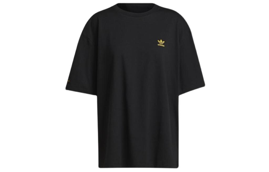 Women's T-Shirt Adidas Originals Drop Shoulder Sleeve T Shirt Women's Black