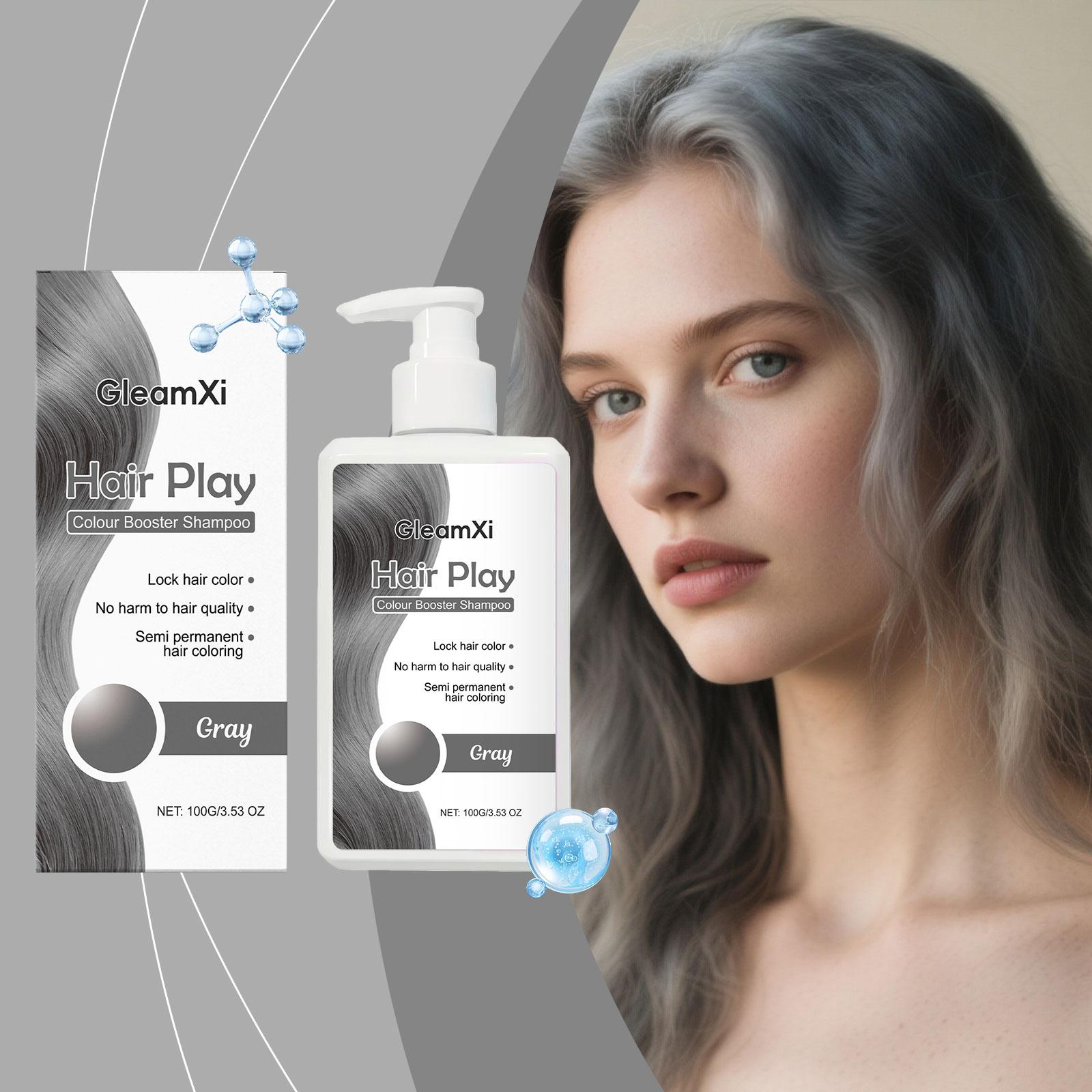 Шампунь для окрашивания волос Color Enhance Защита цвета волос Оттенок Желтый после осветления Волосы Не раздражающий Фиксирующий шампунь для окрашивания волос 100g