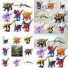 Small Dinosaur Night Light Colorful Jurassic Bagged Dinosaur Assembly Building Blocks Intelligence Toy