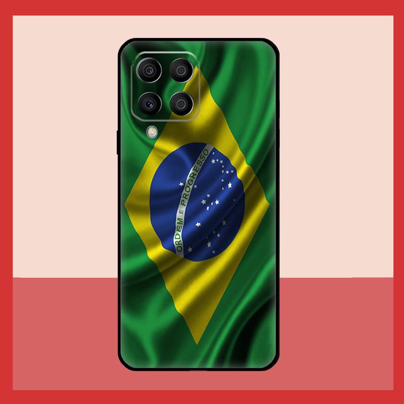 Brazil Brazilian Flag Case For Samsung Galaxy M12 M52 M06 M16 M36 M56 M33 M15 M55 M31 M13 M14 M53 M32 M35 M34 M54