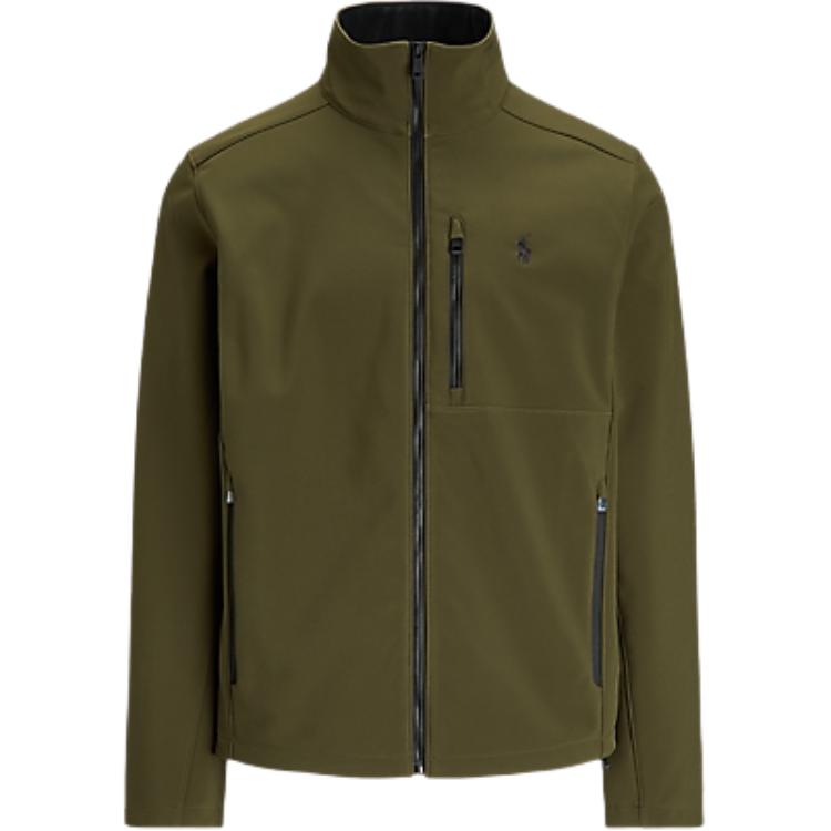 

Polo Ralph Lauren Waterproof Soft Shell Stand Collar Long Sleeve Jacket Men jackets 710851387-005 M