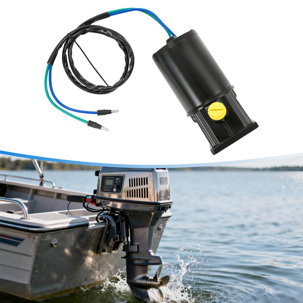 Replacement Tilt & Trim Motor for Mercury Outboard - 12V 240W Pure Copper Motor Fit 2-Stroke 40-125HP/4-Stroke 30-120HP OEM 8194