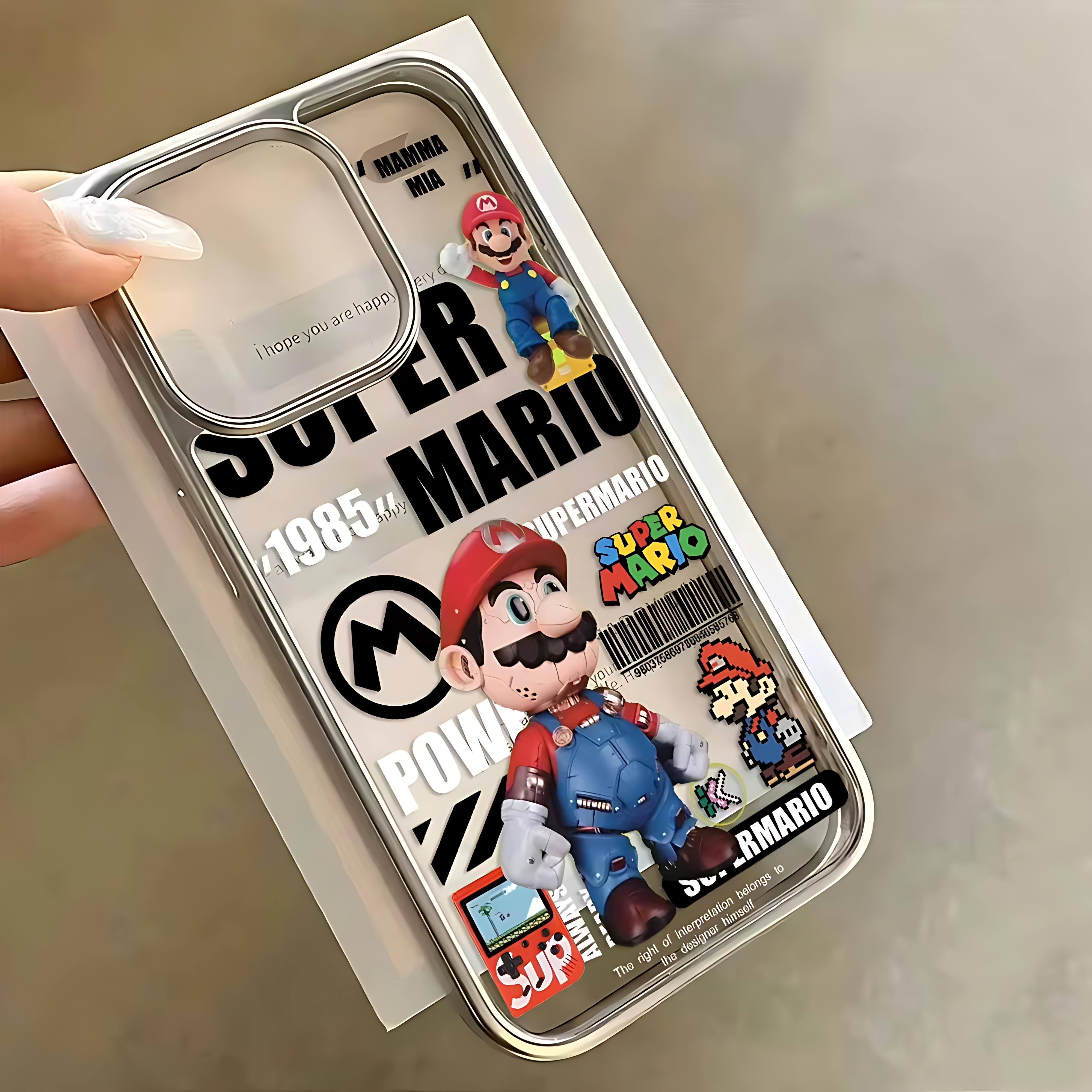 

Super M-Marios Bros Phone Case for iPhone 17 16e 16 15 14 13 12 11 Air Pro Max X XR XSMAX 8 7 Plus Luxury Clear Soft Back Cover iPhone 14 Plus