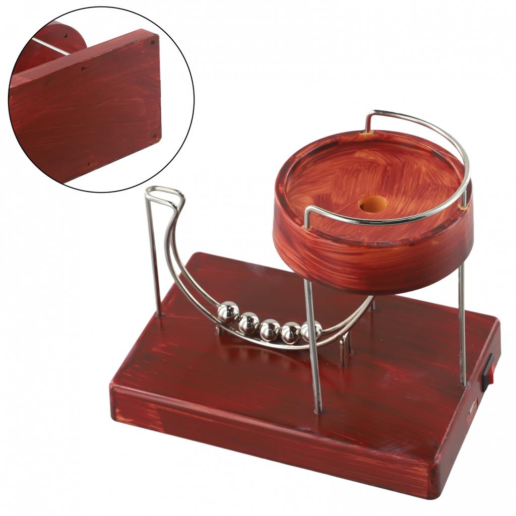 Newton's Pendulum Sculpture Educational Art Demonstrating Conservation Laws