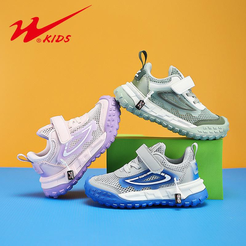 Girls shoes spring and autumn mesh shoes hollow breathable single mesh children's sports shoes
