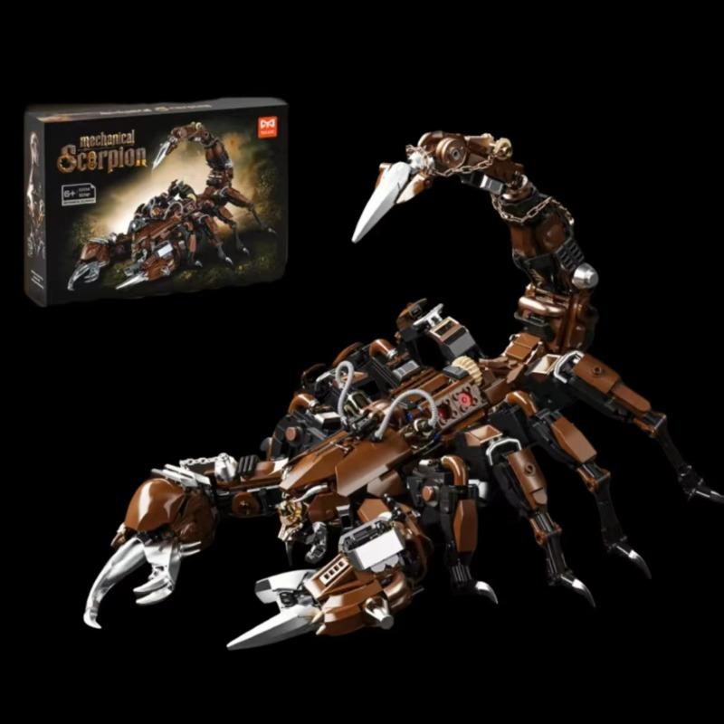 Auf Lager Steampunk Mechanischer Skorpion Bausteine Hoher Schwierigkeitsgrad Gehirnfördernder Zusammenbau Mecha Modell Jungen Spielzeug Geburtstagsgeschenk