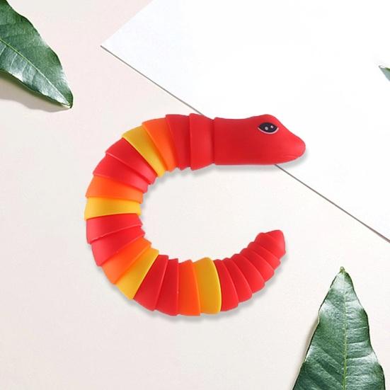 Jucărie Fidget Flexibilă Amuzant Educațional Portabil Reducerea stresului Decompresie Copii Adulti Șarpe Senzorial