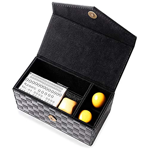 

Möbius [Checkered Pattern Corporate Seal Case Series, Small Size] Seal Case, Rubber Stamp Case, Ink Box, Corporate Seal Case (Regular Seal, Bank Seal,