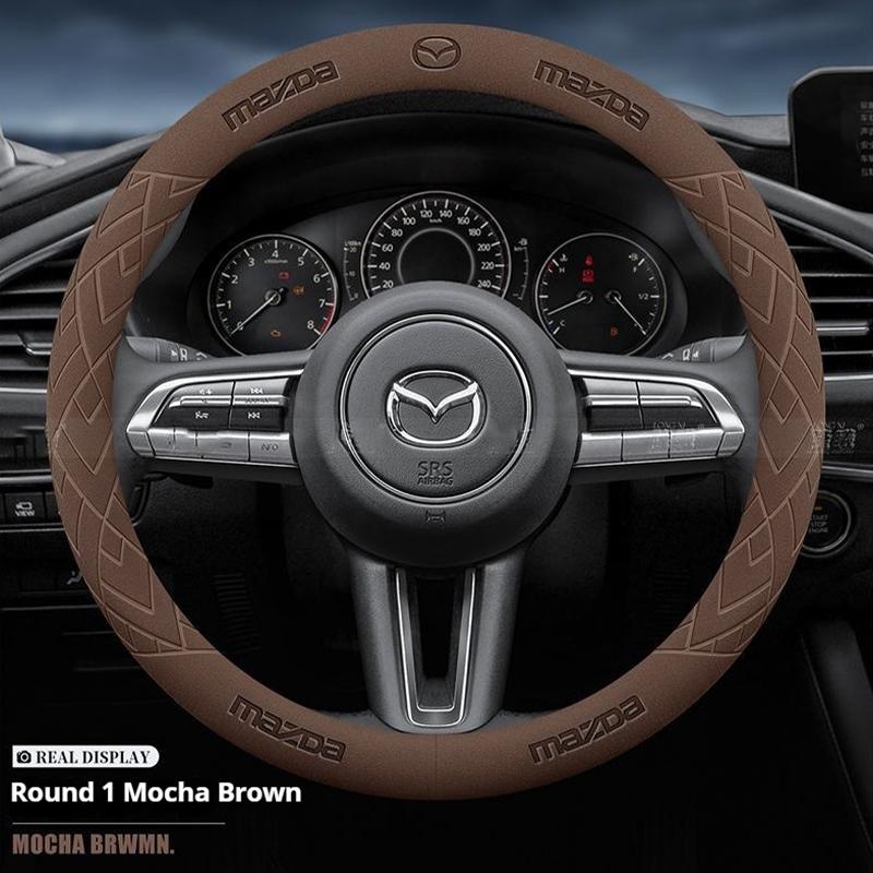 Wildleder Auto Lenkradbezug für Mazda 3 5 Axela CX5 CX8 CX9 MX5 RX8 RX7 BT50 CX50 CX4 CX30 EV Atenza Mazda 6 Auto Zubehör