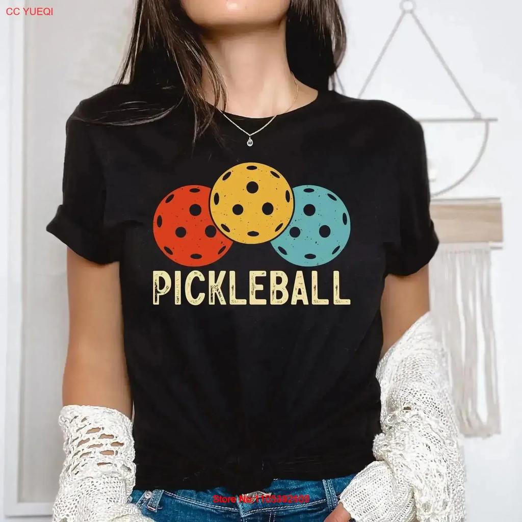 Pickleball Funny T Shirt Playing Lover Player Game Day Vintage Washed Comfortable Soft Streetwear Breathable Vintage Washed