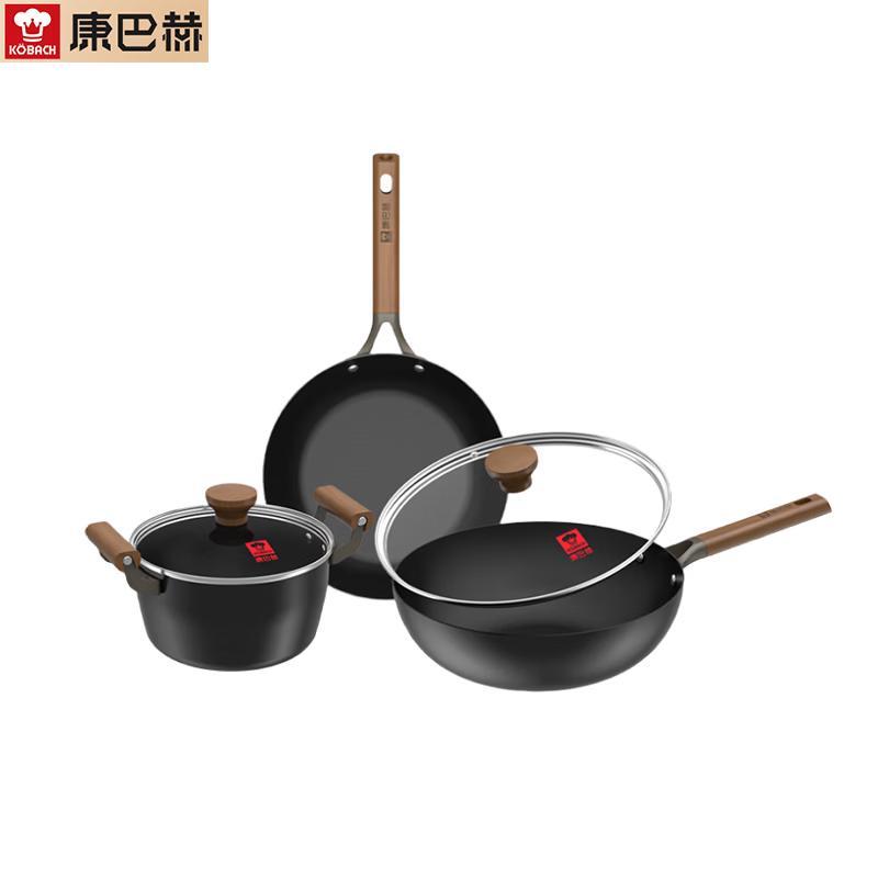 KOBACH Titanium Non-stick 3-Piece Cookware Set