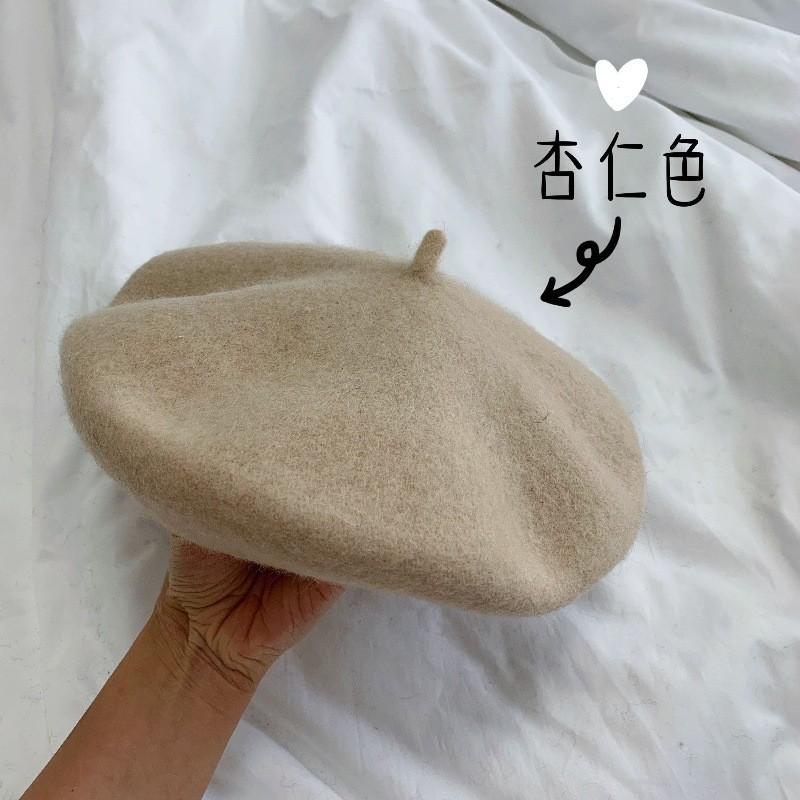 Korean Vintage Cotton Beret Hat With Breathable Design For Women Summer Style
