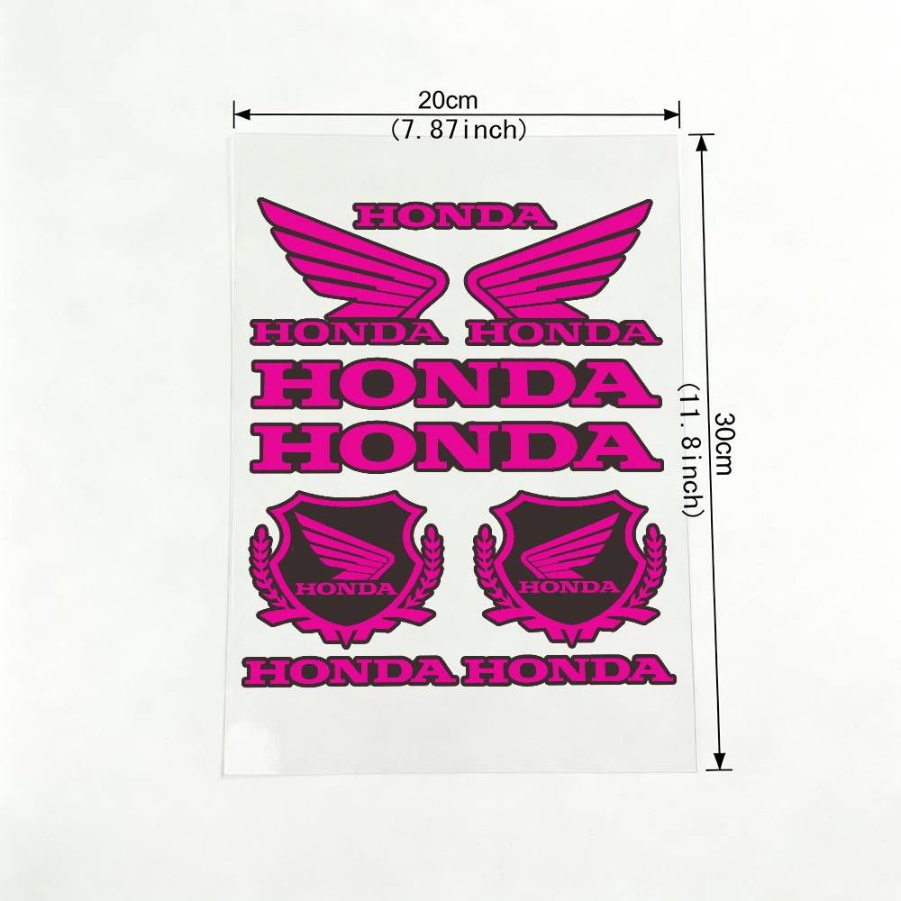 For Honda 18 colors Reflective motorcycle stickers, 3M safety warning at night in the dark scooter helmets UO2