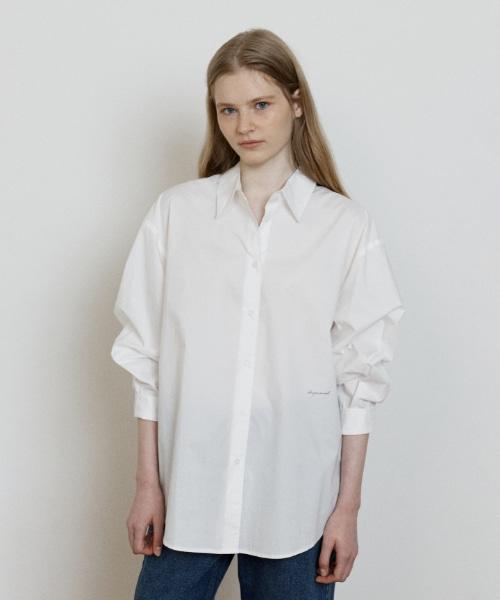 DEPOUND Soft Cotton Oversized Shirt [White]