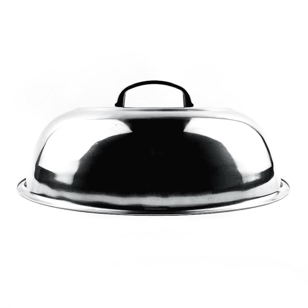 Pot Cover Household Stainless Steel Stir Fry Steaming Cooking Lid Multifunctional Circular 40cm