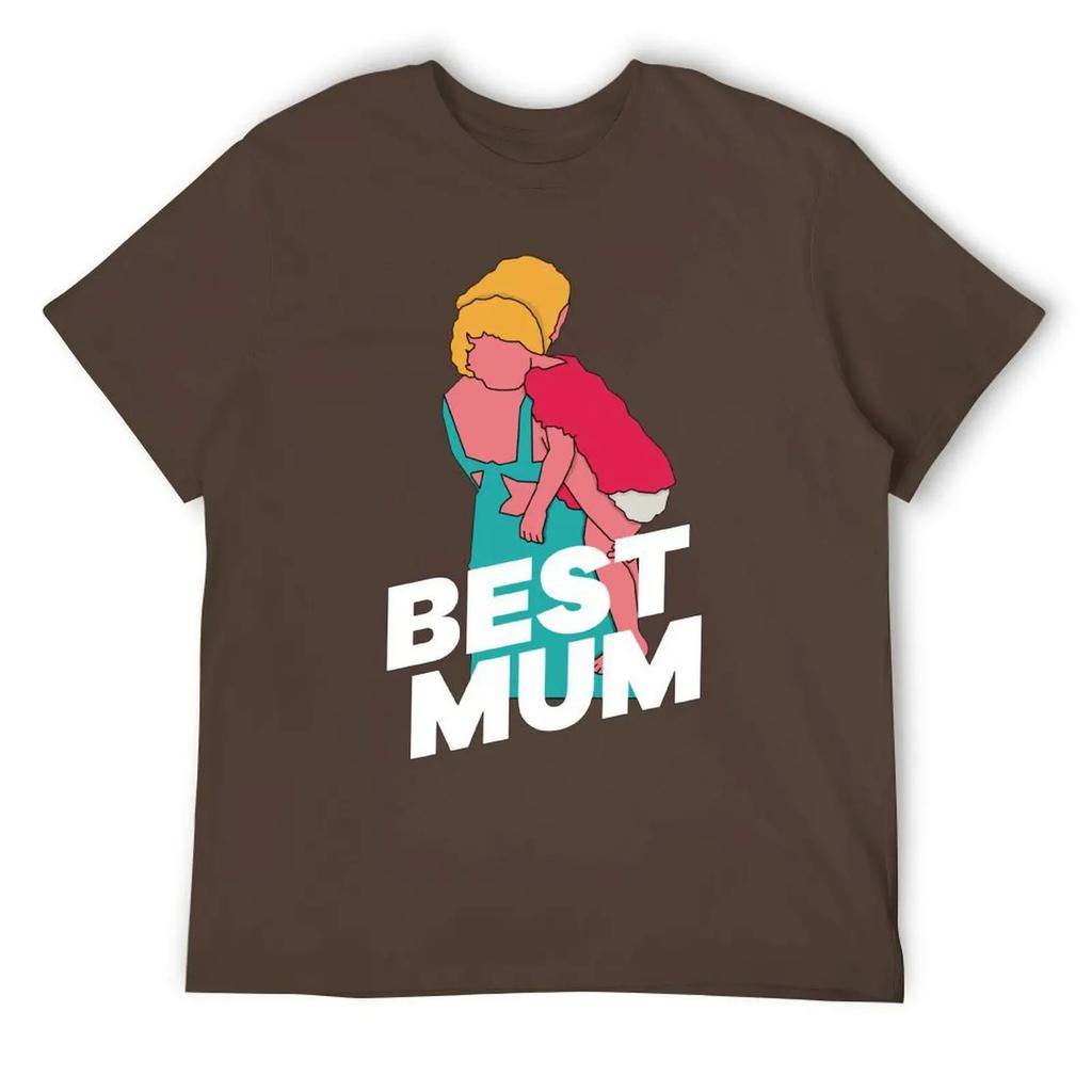 Mother's Day Happy Mother's Day Men's Classic Crewneck T-shirt Sport Top Tee Top Quality Humor Graphic Fitness USA Size