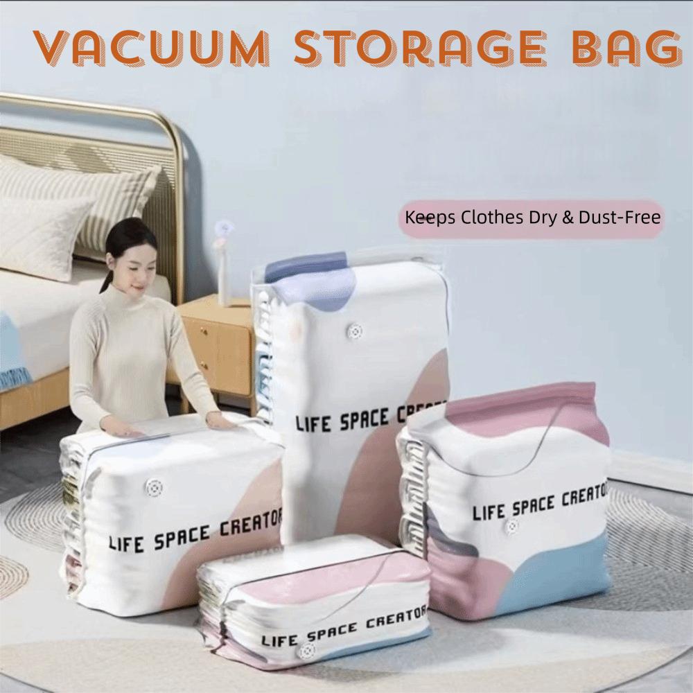 Space Saving Vacuum Storage Bags Cube Compression Storage Compression Bag Wardrobe Organizer