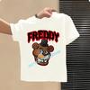 Graphic T-shirt Children Casual Sports Tops Short Sleeves Kids Clothing New Five Nights At Freddys Kids Cartoon