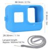   Silicone Anti Fall Protective Cover Case Accessory for    8 Action Camera(white )